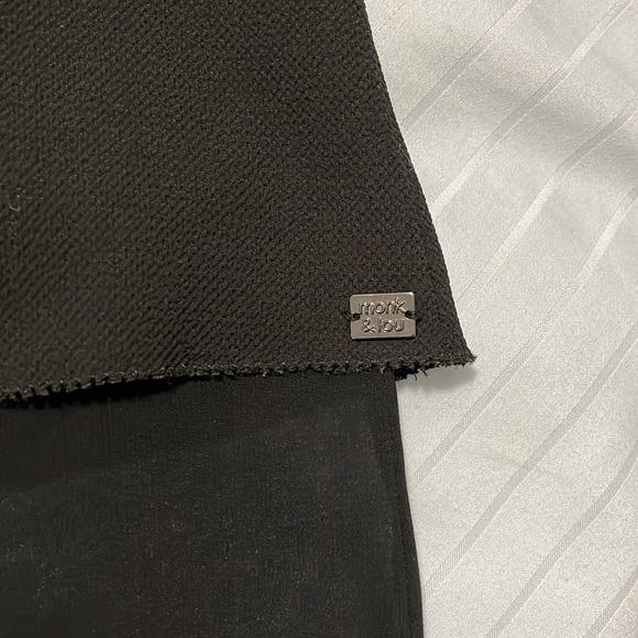 Monk & Lou Black Chiffon Tank - Picture 2 of 4